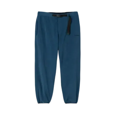 WILD THINGS Grid Fleece Pants "Steel Blue"