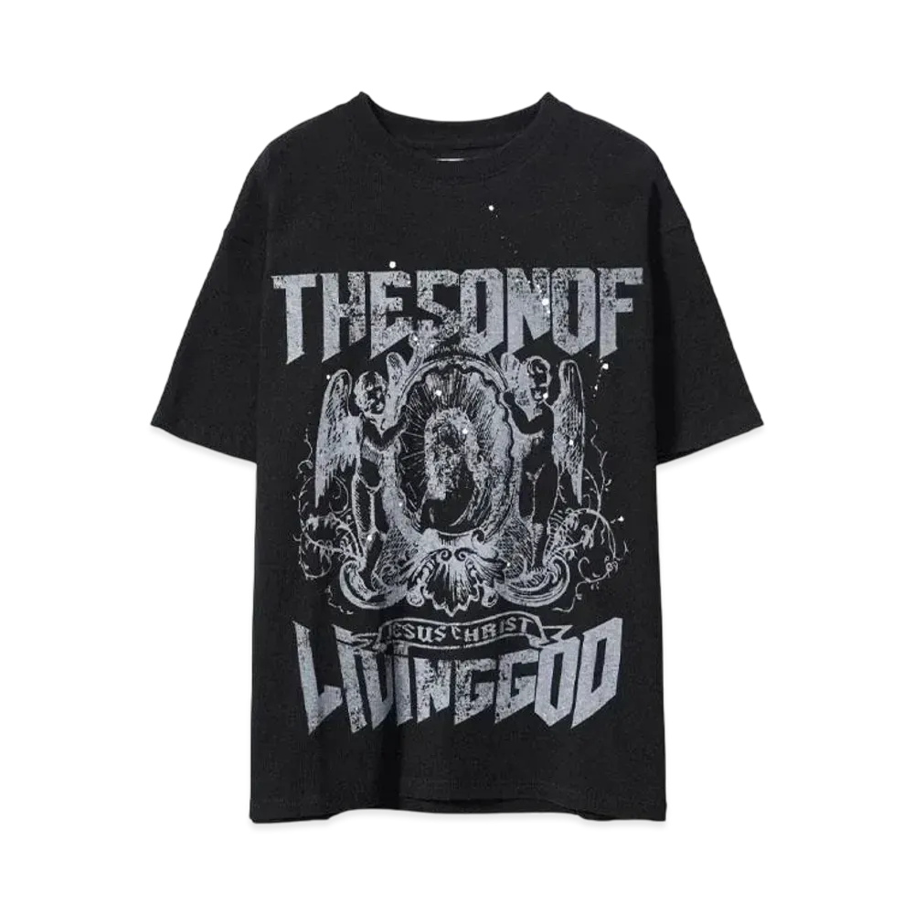 SOMEIT S.O.G VINTAGE TEE "BLACK"