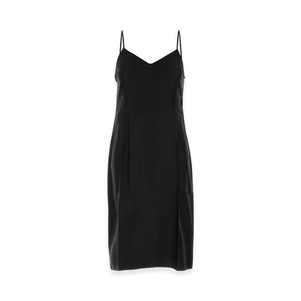 PRADA Women's Twill Dress "Black"