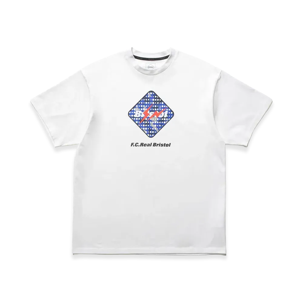 F.C.Real Bristol x FRAGMENT Camouflage Emblem Tee "White"