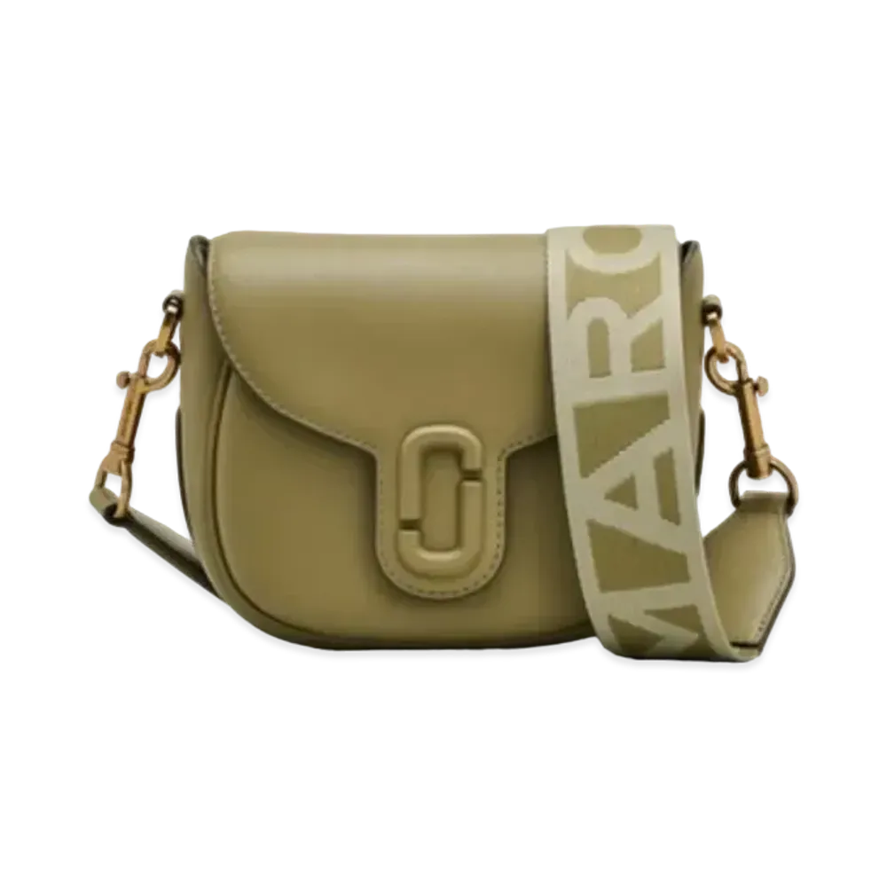 Marc Jacobs The Leather Covered J Marc Saddle Bag Small "Light Moss"