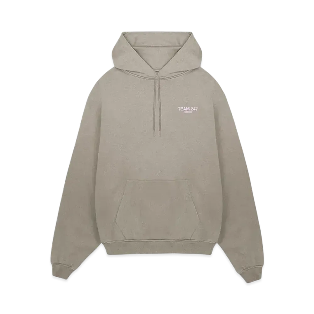 REPRESENT Team 247 Oversized Hoodie "Khaki Lilac"