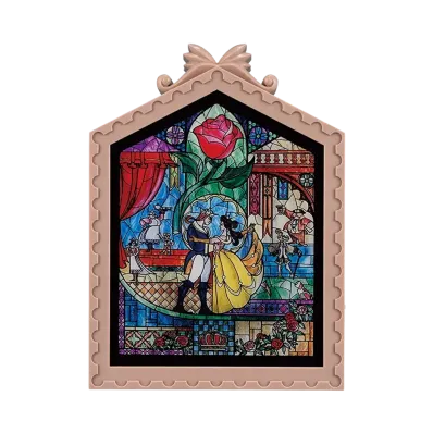 BANDAI "Ichiban Kuji" -<Disney Princess> Enchanted Glow- Last One Prize Stained Glass Style Light