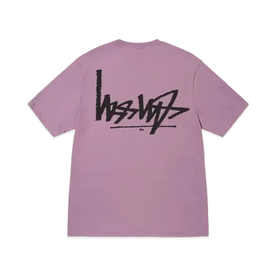 Stussy Flipped Tee "Orchid"