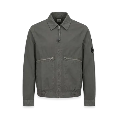 C.P. Company Gunmetal Cotton Micro-Reps Jacket "Gray"