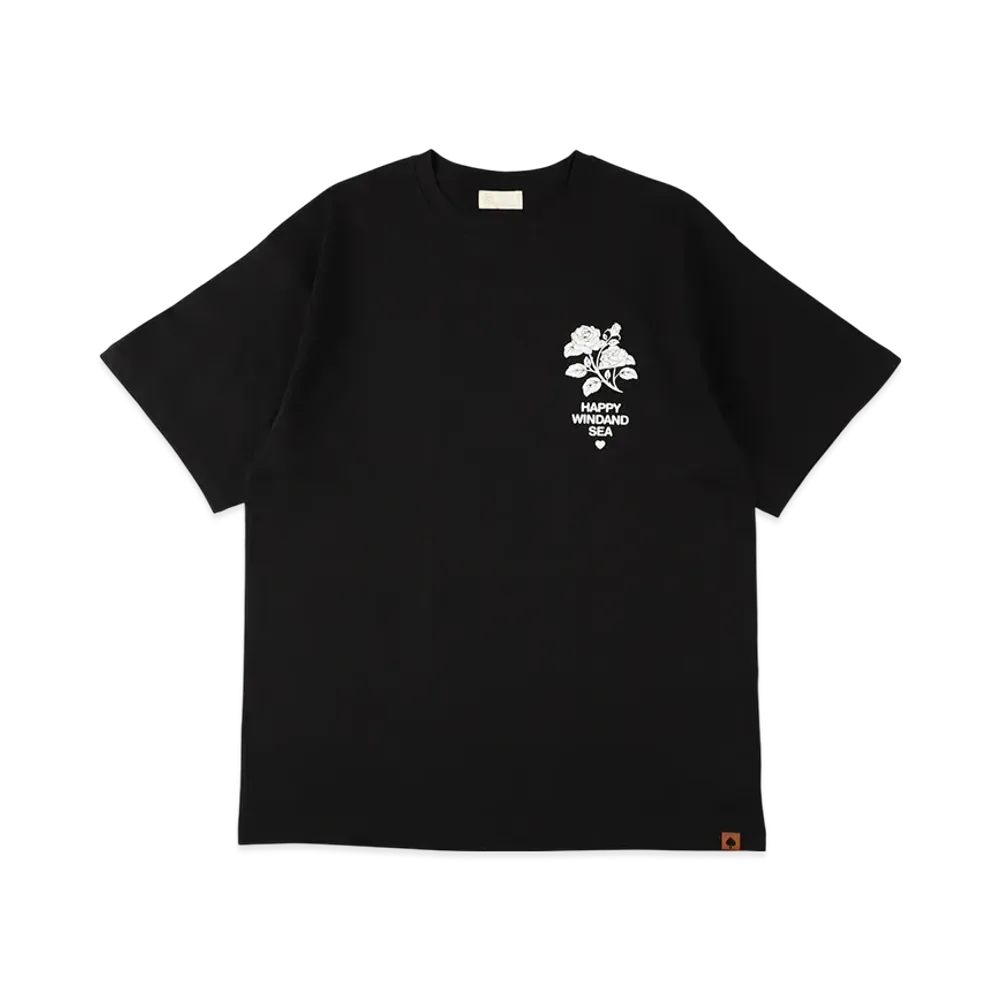 WIND AND SEA Rose Tee "Black"
