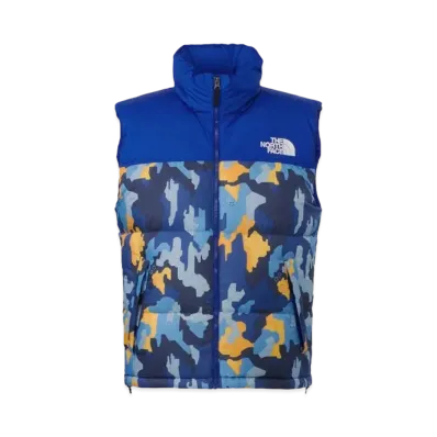 The North Face Novelty Nuptse Vest "Blue Tree Bark"