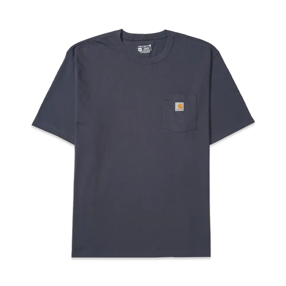 Carhartt Relaxed Fit Heavyweight Short-Sleeve Pocket T-Shirt "Slate Blue"