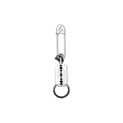 UNDERCOVER Brass Safety Pinky Ring "Black/Silver"
