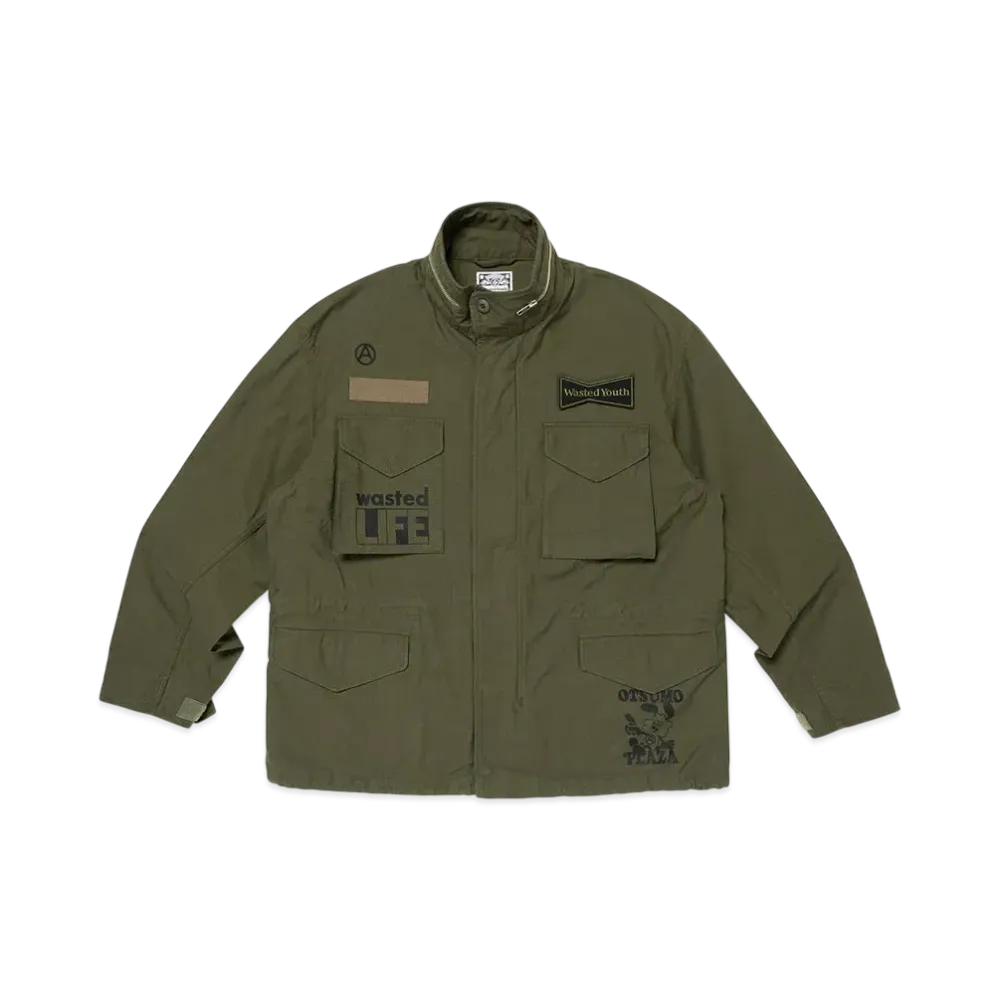 OTSUMO PLAZA x Wasted Youth Exclusive Military Jacket "Khaki"