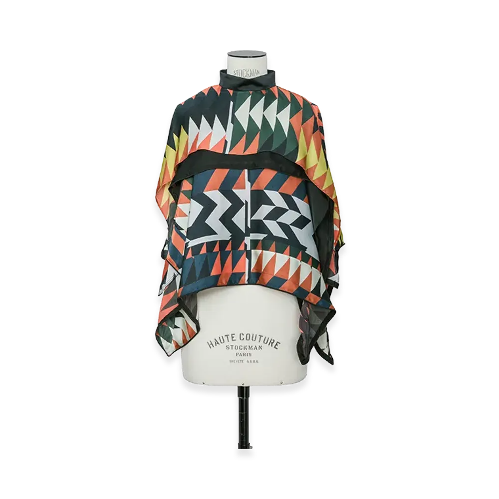 sacai x A.P.C. Women's Quilts Pullover "Orange Multi"