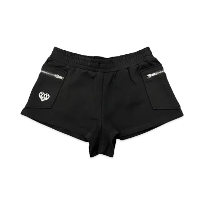 HTH zip pocket shorts "BLACK"