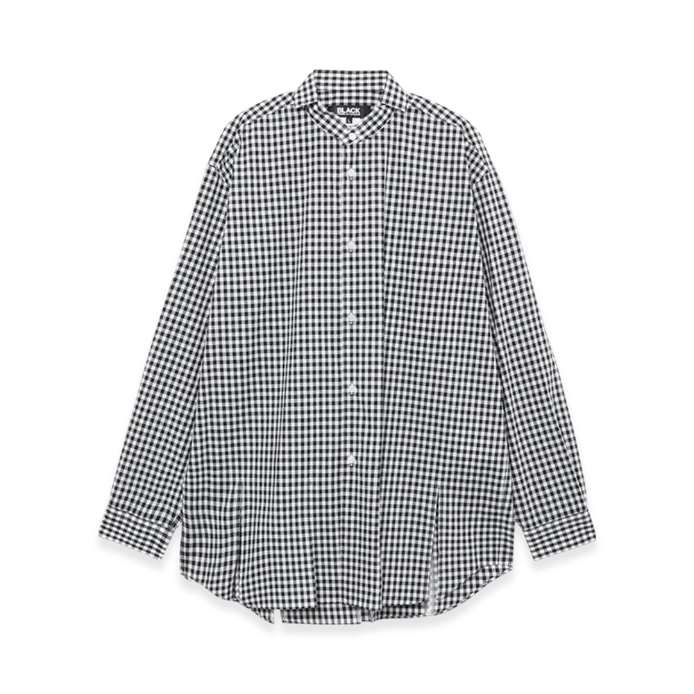BLACK COMME des GARCONS Gingham Check Tee "Black"