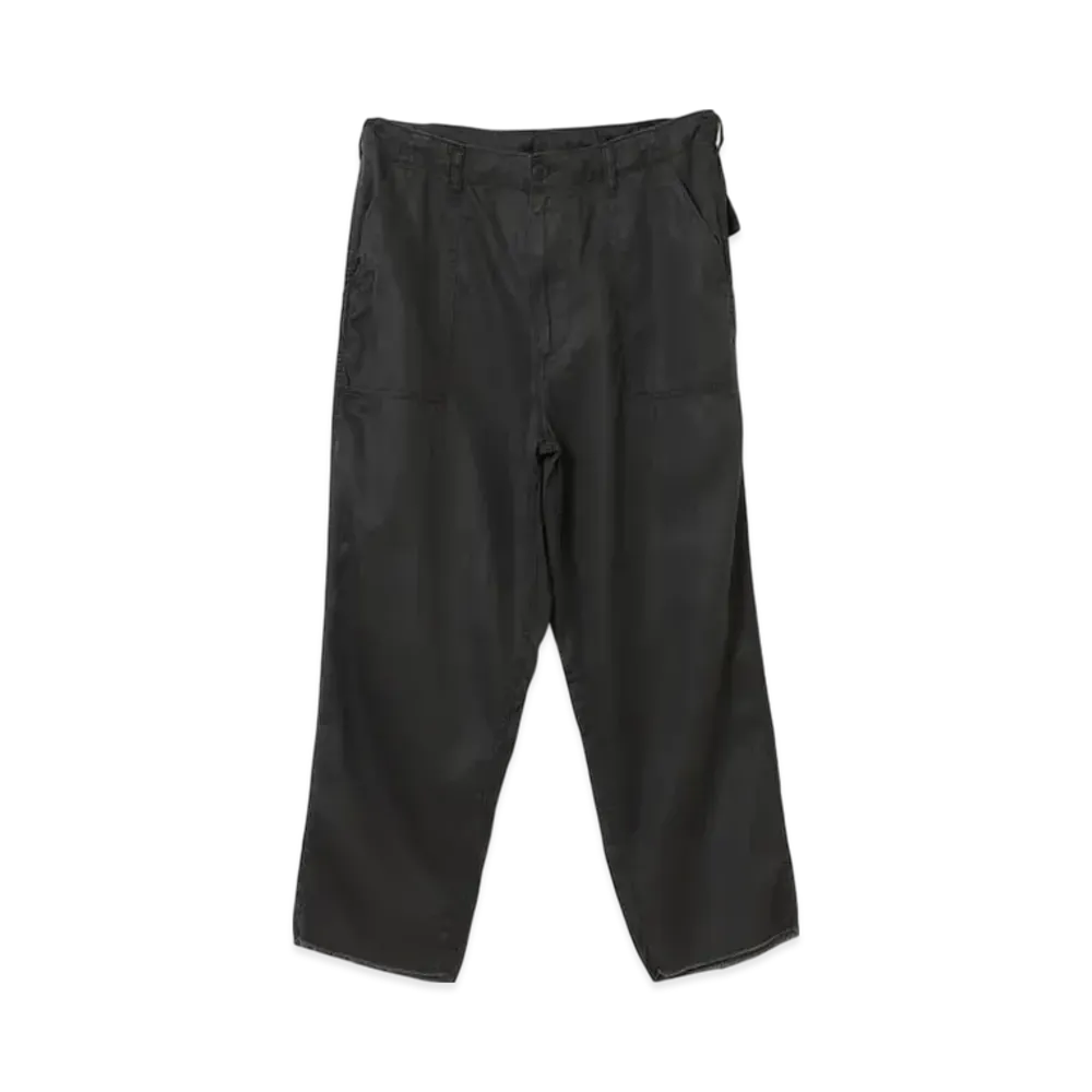 BEAMS Cut-Off Baker Ankle Pants "Black"