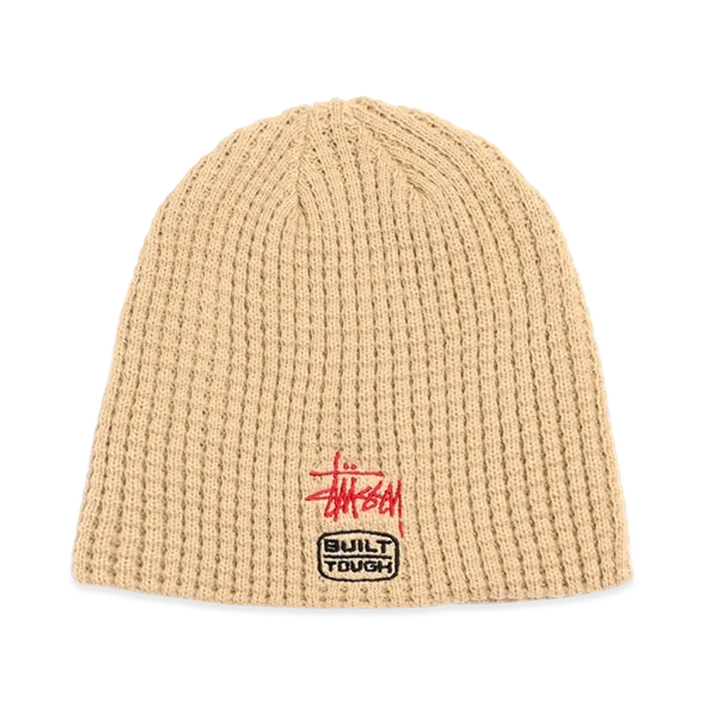 Stussy Waffle Skullcap Built Tough "Sand"