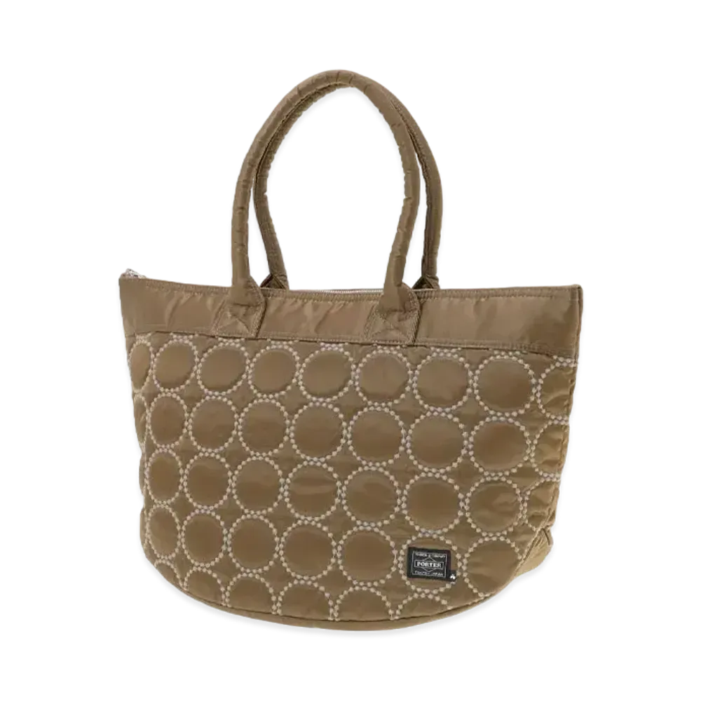 PORTER x mina perhonen Tambourine Tote Bag "Beige"