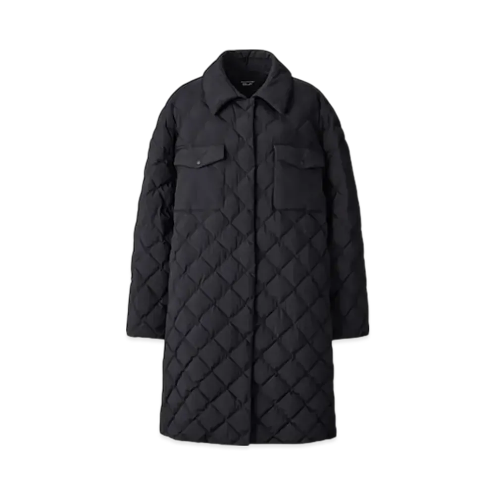 Uniqlo C Women'S Puff Tech Quilted Coat "Black"