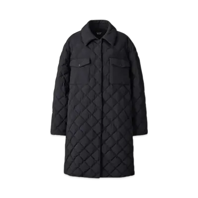 Uniqlo C Women'S Puff Tech Quilted Coat "Black"