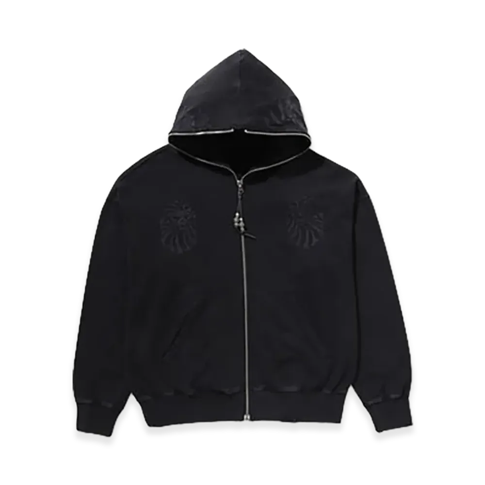 A BATHING APE Dual Mad Face Washed Hoodie "Black"