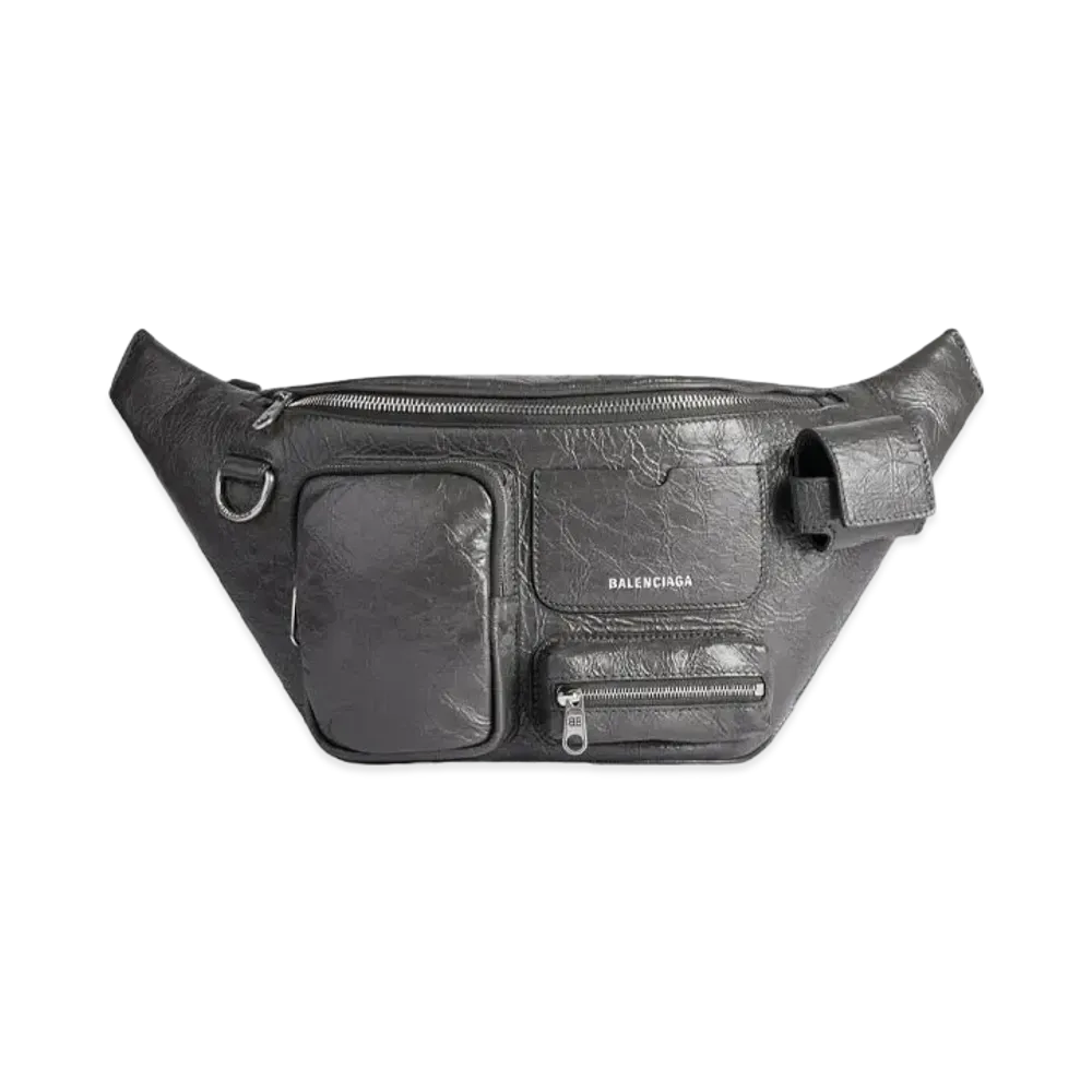 BALENCIAGA Superbusy Belt Pack "Dark Grey"