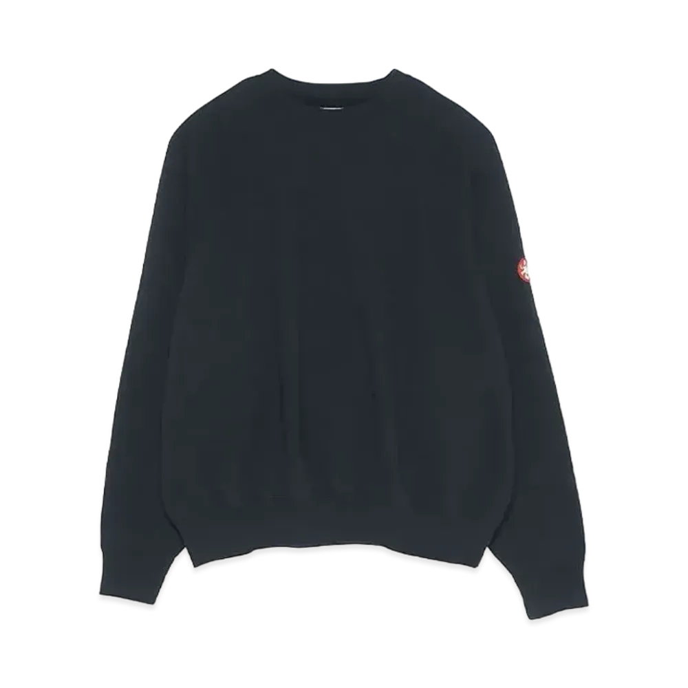 Cav Empt (C.E) IDEE FIXE BIG CREW NECK "Black"
