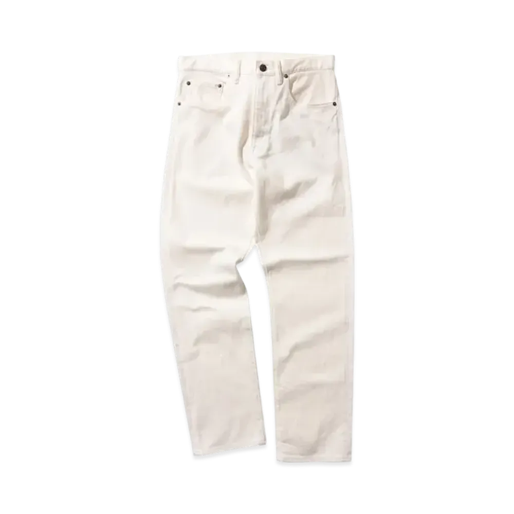 BEAMS 5 Pocket Denim "White"