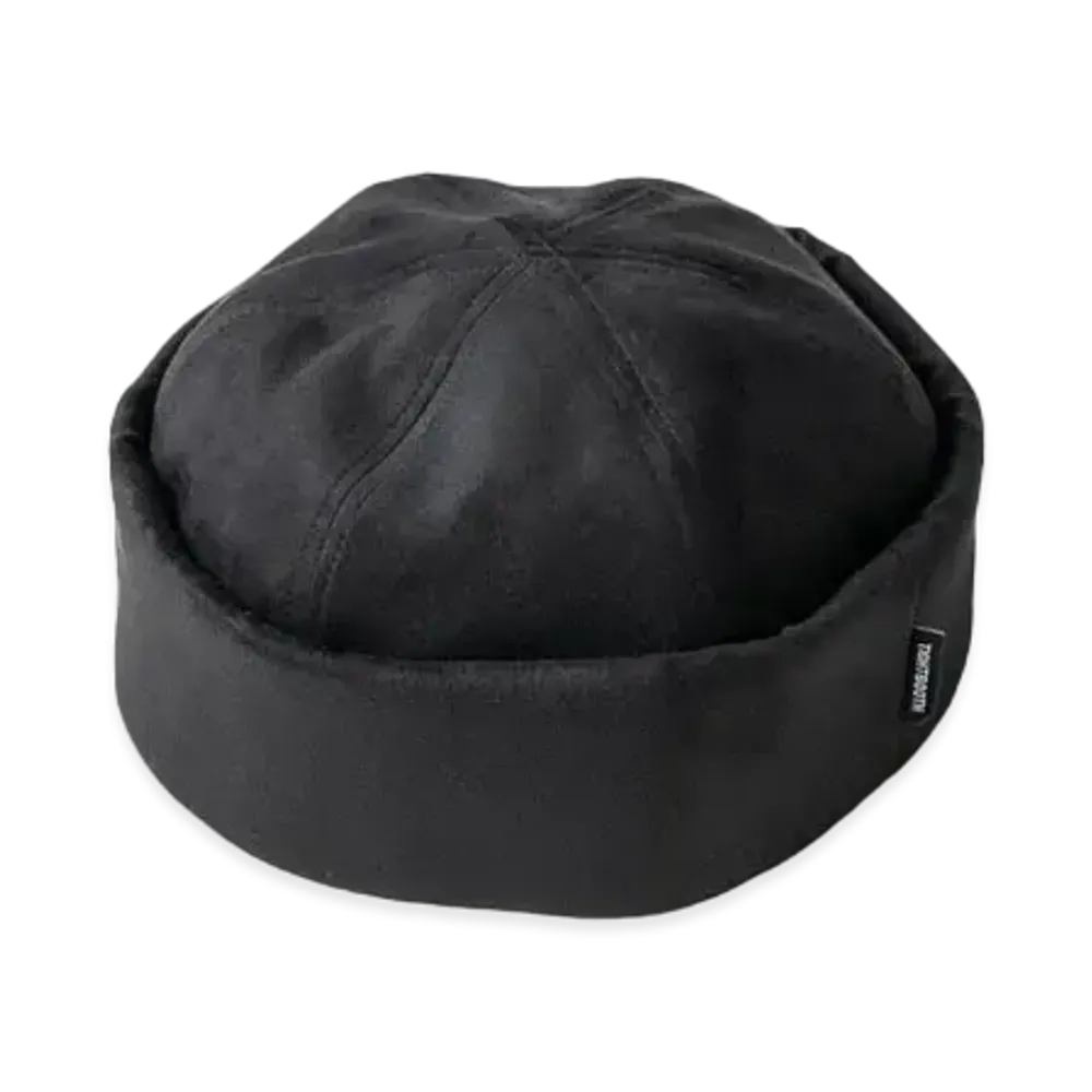 TIGHTBOOTH Suede Roll Cap "Black"