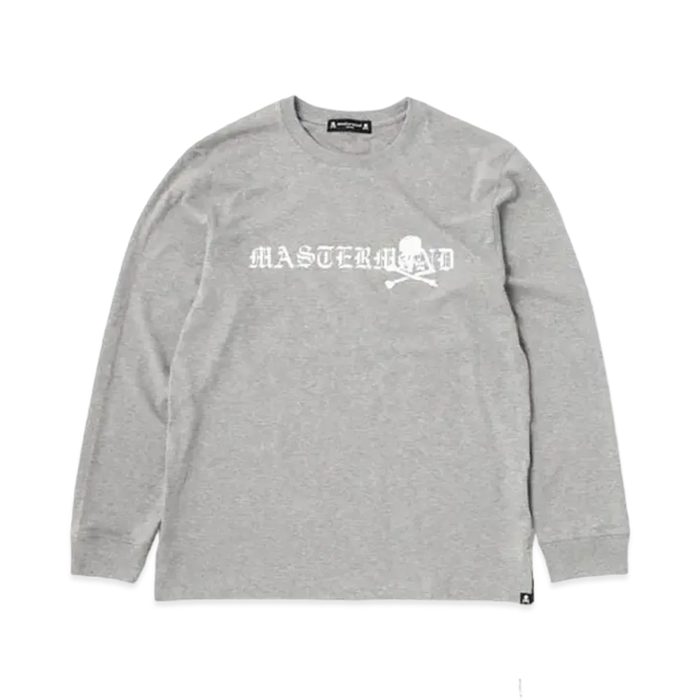 mastermind JAPAN Big Logo LS Tee "Top Gray"