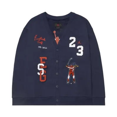 Jordan x Eastside Golf Men's Cardigan "Navy"