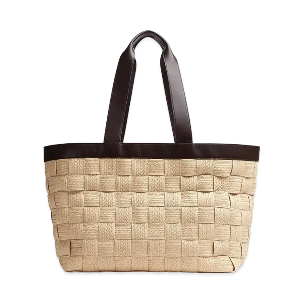 Bottega Veneta Cassette Tote Bag "Natural/Fondant"
