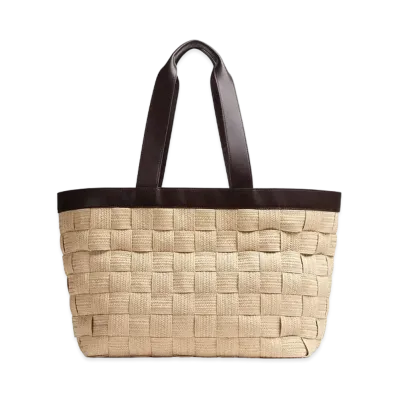 Bottega Veneta Cassette Tote Bag "Natural/Fondant"