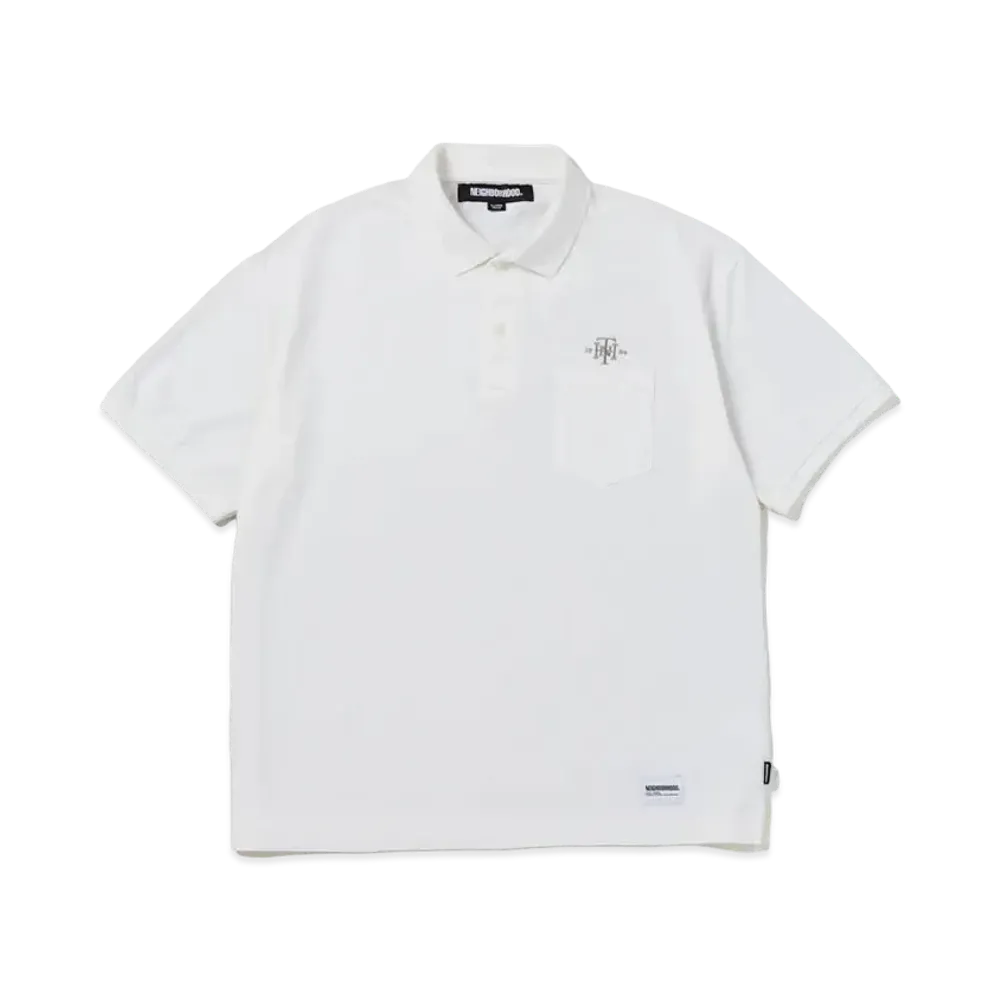 NEIGHBORHOOD Pique Classic Poloshirt SS "White"