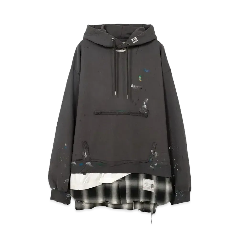 Maison MIHARA YASUHIRO Triple Layered Hoodie "Black"