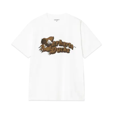 Carhartt WIP S/S Flaming Ducks T-Shirt "White"