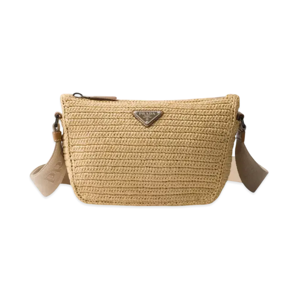 PRADA Crochet Shoulder Bag "Natural"