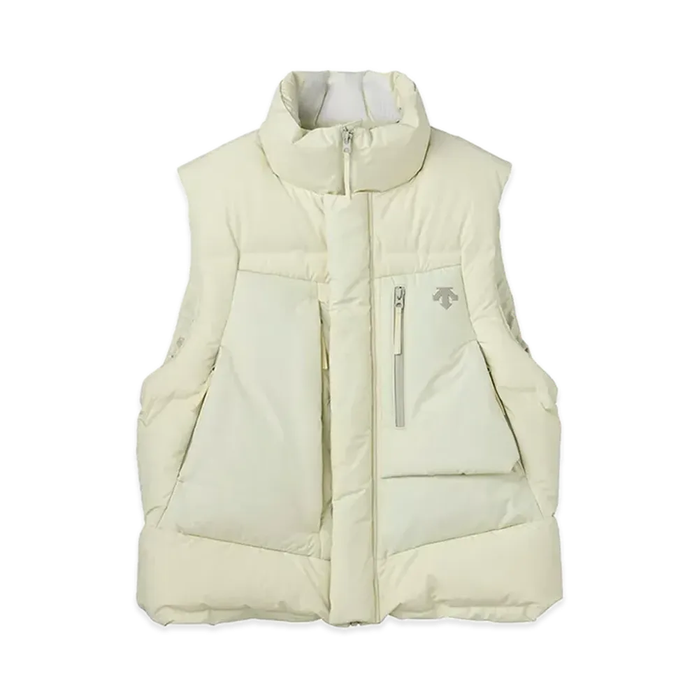 DESCENTE ALLTERRAIN Windstopper Shell Down Vest "Wall White"