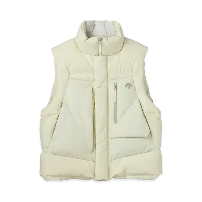 DESCENTE ALLTERRAIN Windstopper Shell Down Vest "Wall White"