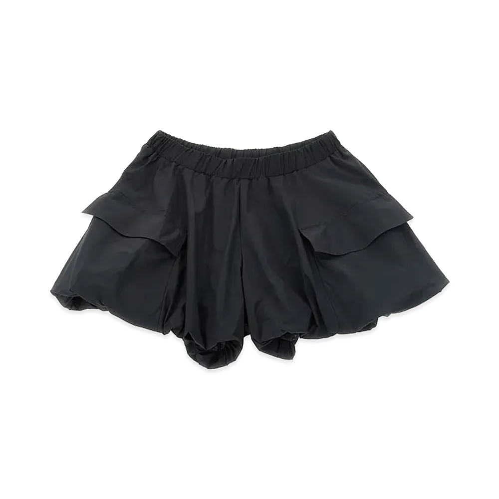 MONCLER Kids Taffeta Shorts "Black"