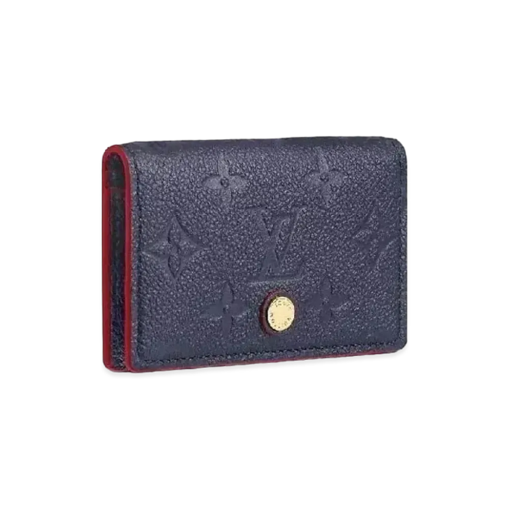 Louis Vuitton Monogram Empreinte Multicartes "Marine Rouge"