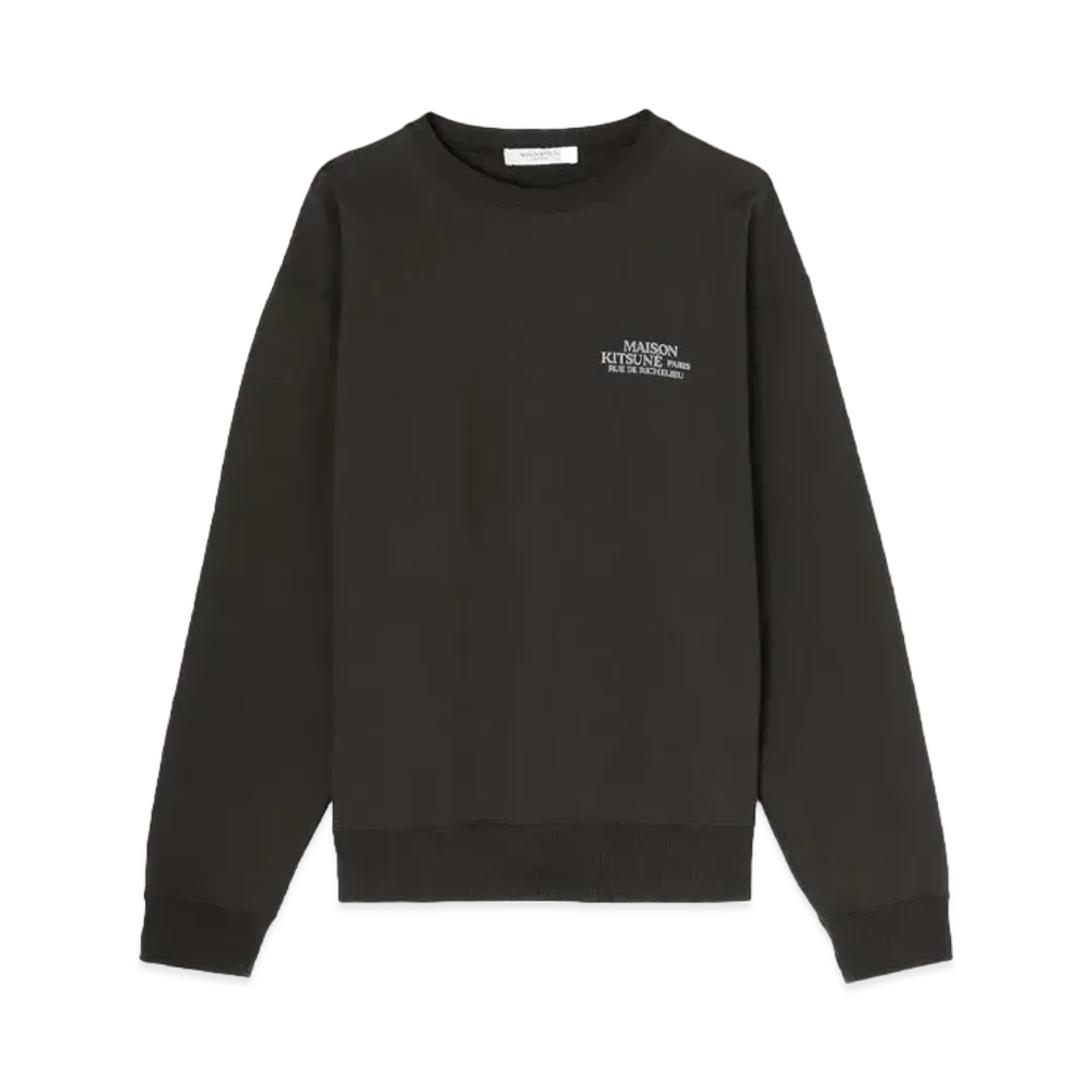 Maison Kitsune Lou De Richelieu Sweatshirt "Anthracite"