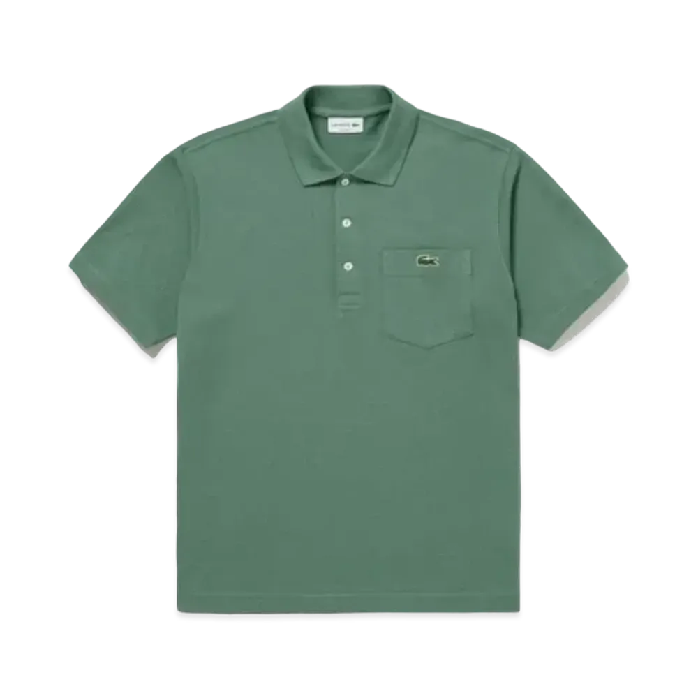 LACOSTE 80s Revival Pocket Polo Shirt "Khaki"