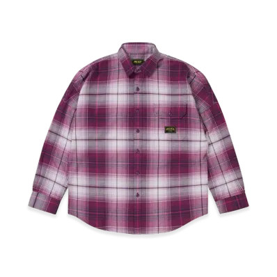 PALACE Lumberyak Overshirt "Burgundy Plaid"