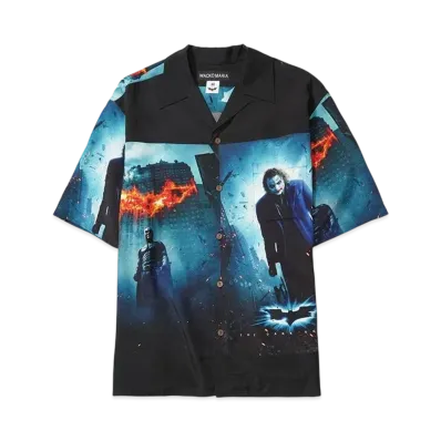 WACKO MARIA x The Dark Knight Trilogy / Hawaiian Shirt "Blue"