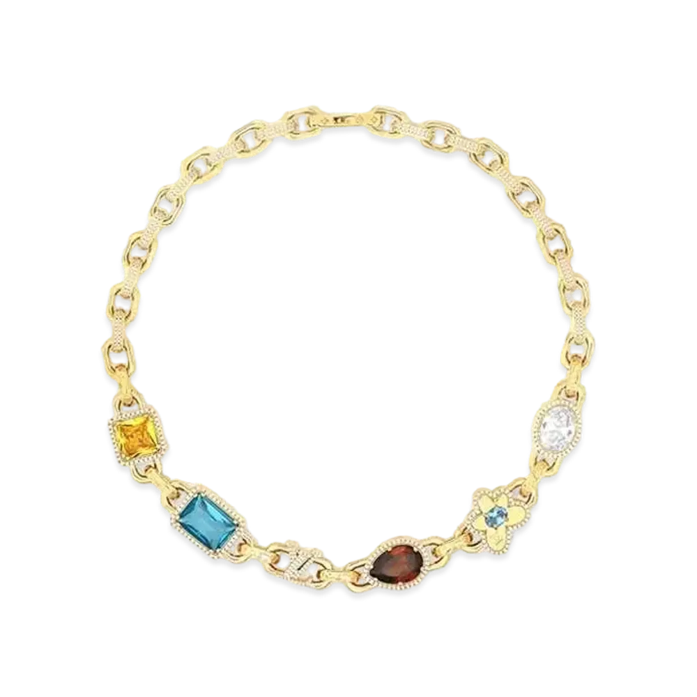 Tyler, The Creator x Louis Vuitton Paradise Stone Necklace "Gold"
