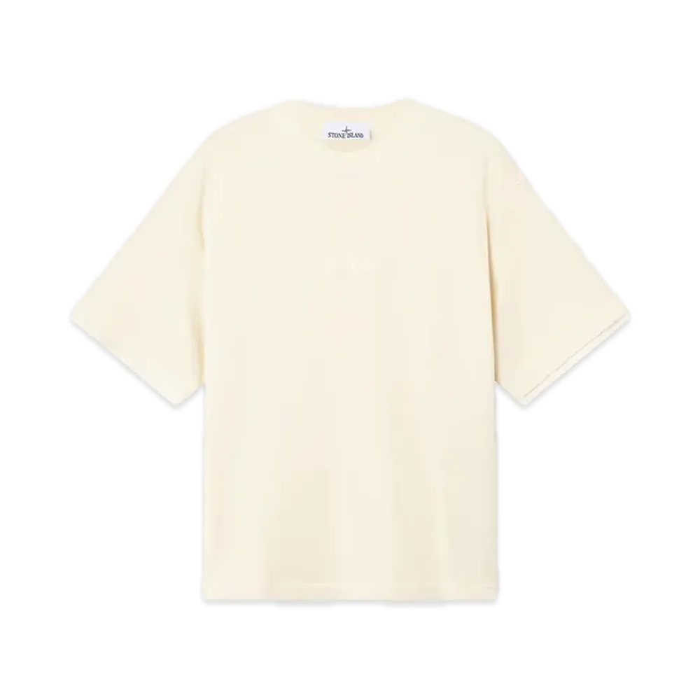 Stone Island 6100025 Light Organic Cotton Fleece "Ivory"