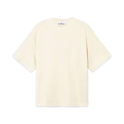 Stone Island 6100025 Light Organic Cotton Fleece "Ivory"