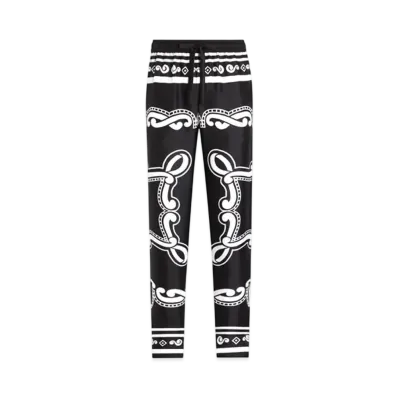 DOLCE&GABBANA Silk Pajama Pants "Black"