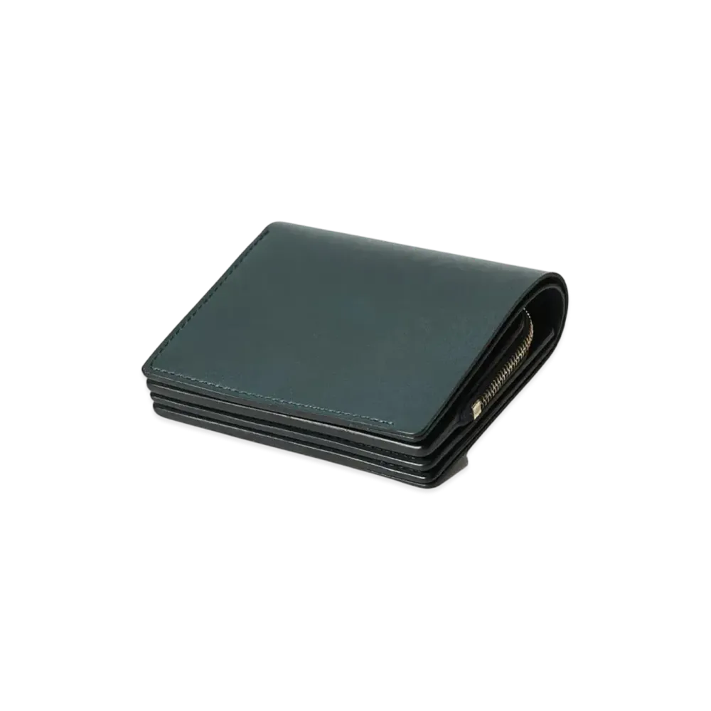 SOPHNET. Leather Wallet "Navy"