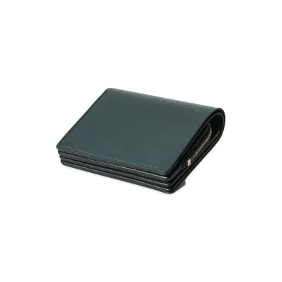 SOPHNET. Leather Wallet "Navy"