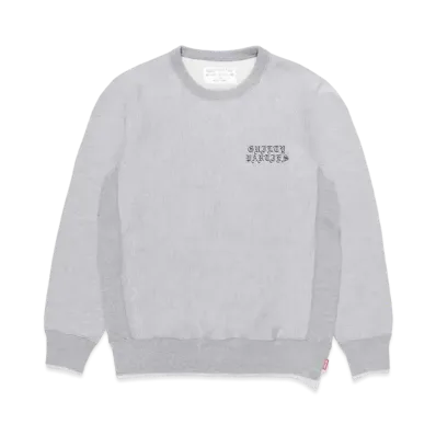 WACKO MARIA GP-C0001-BLANKLINE-BOB-NICETIME- / HEAVY WEIGHT CREW NECK SWEAT SHIRT"Gray"